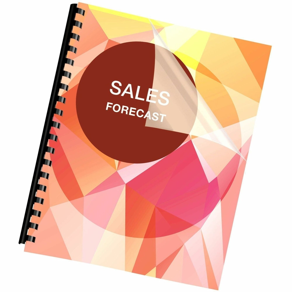 Fellowes® CrystalsClear PET Ultra Clear Binding Covers, Clear,
