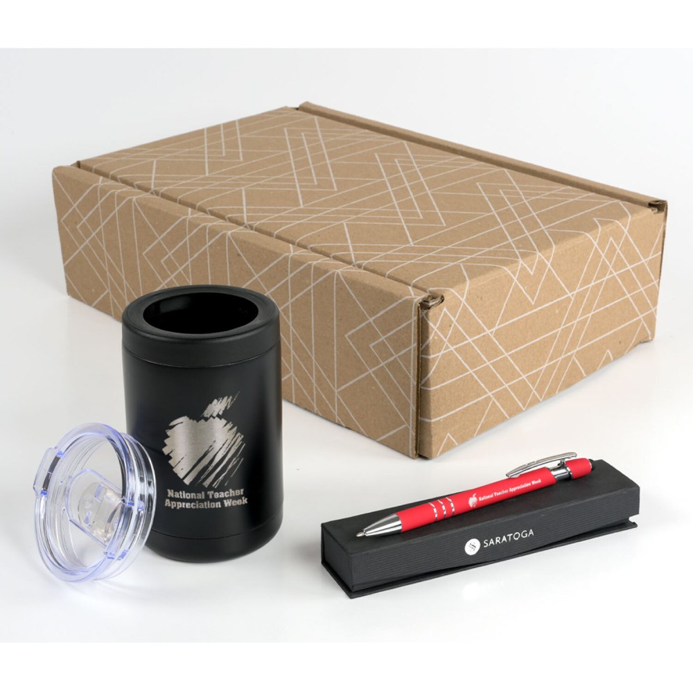 Custom 2-In-1 Tumbler Simple Gift Set