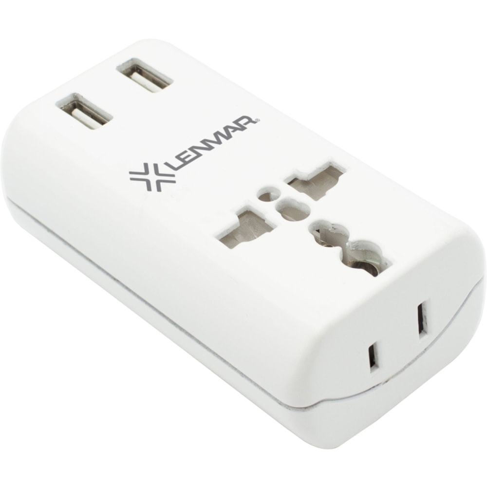 Lenmar Ultracompact All-in-One Travel Adapter With USB Port,