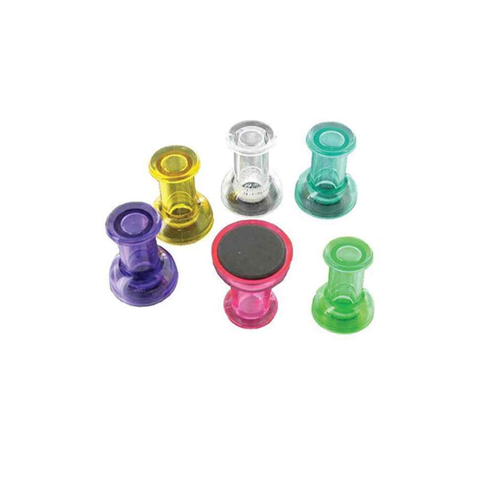 MasterVision® Hi-Intensity Magnets, 1 1/4”, Assorted Colors, Pack
