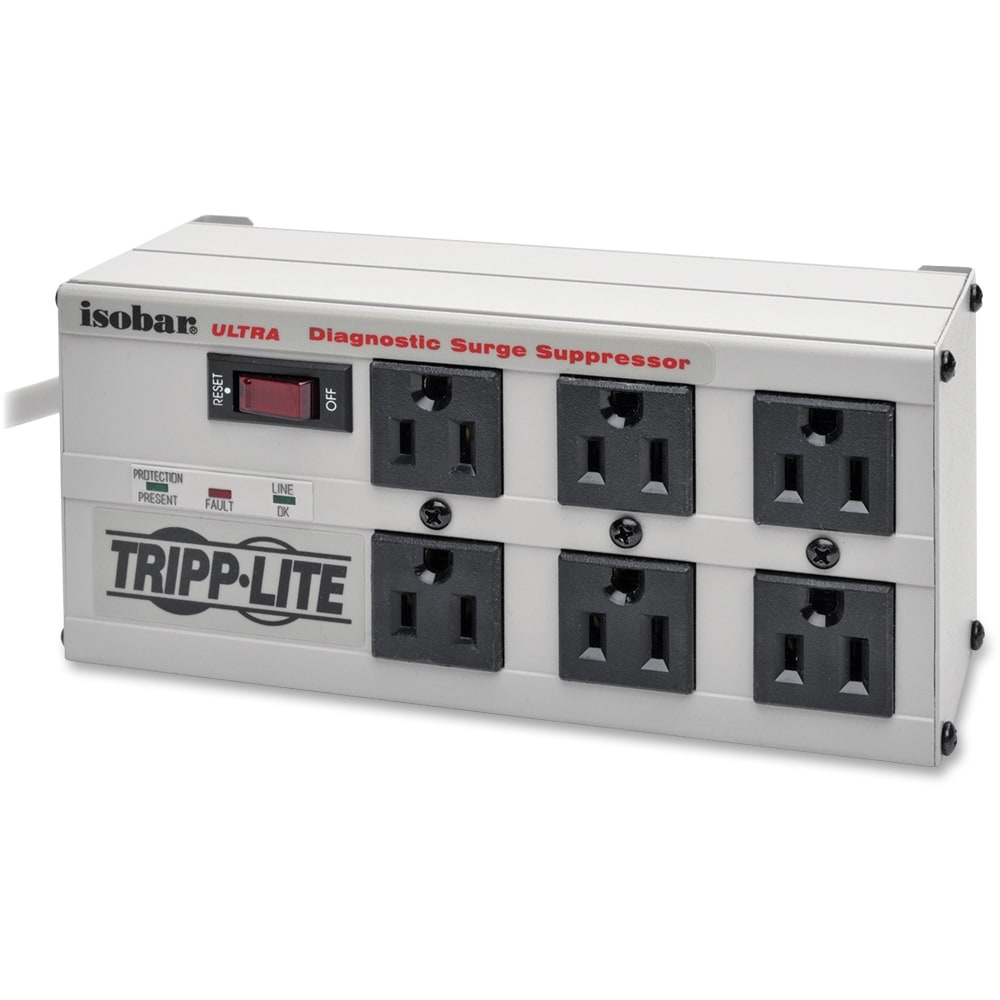 Tripp Lite Isobar Premium Surge Suppressor, 6-Outlet, 6&#x27;