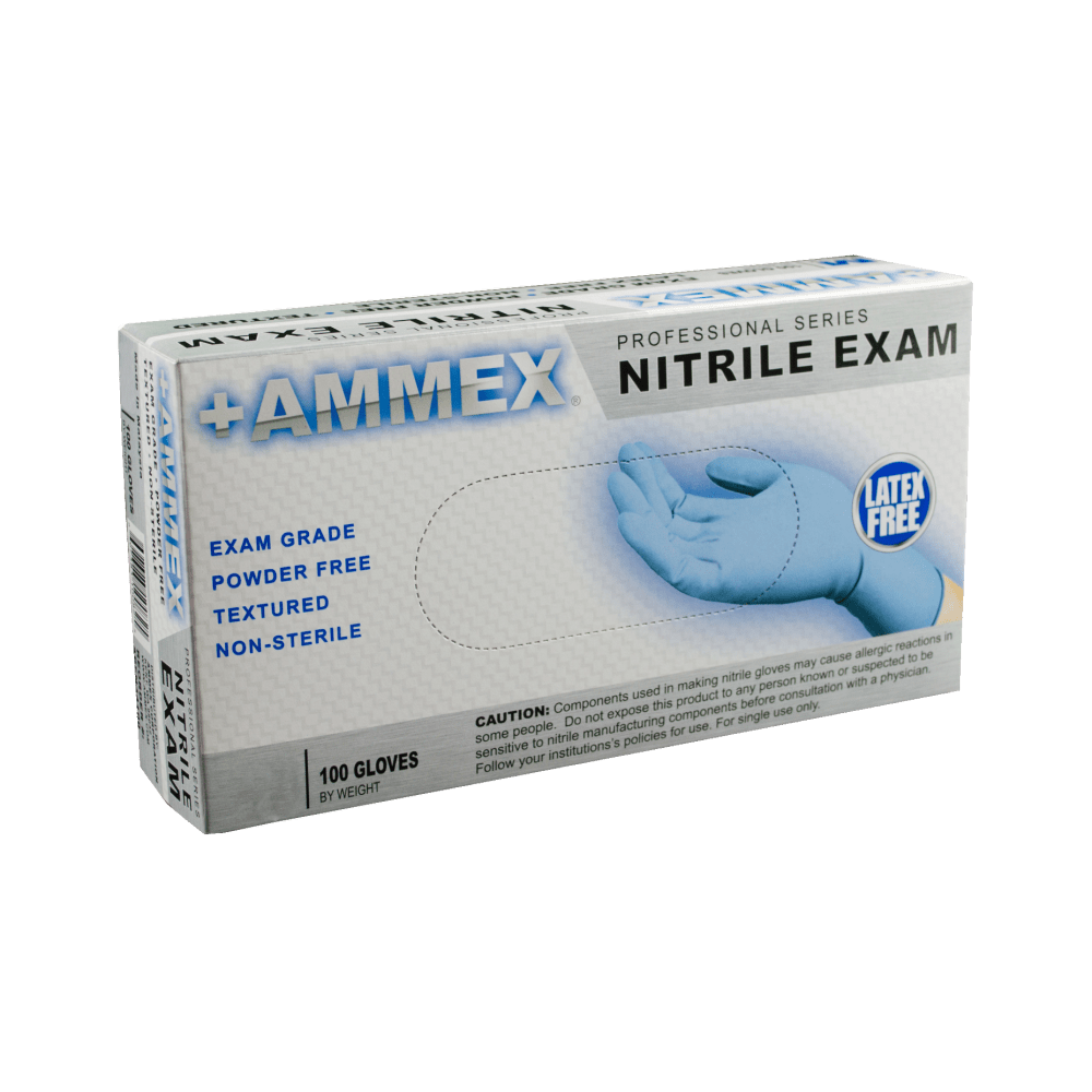 Ammex Professional Disposable Powder-Free Nitrile Exam-Grade