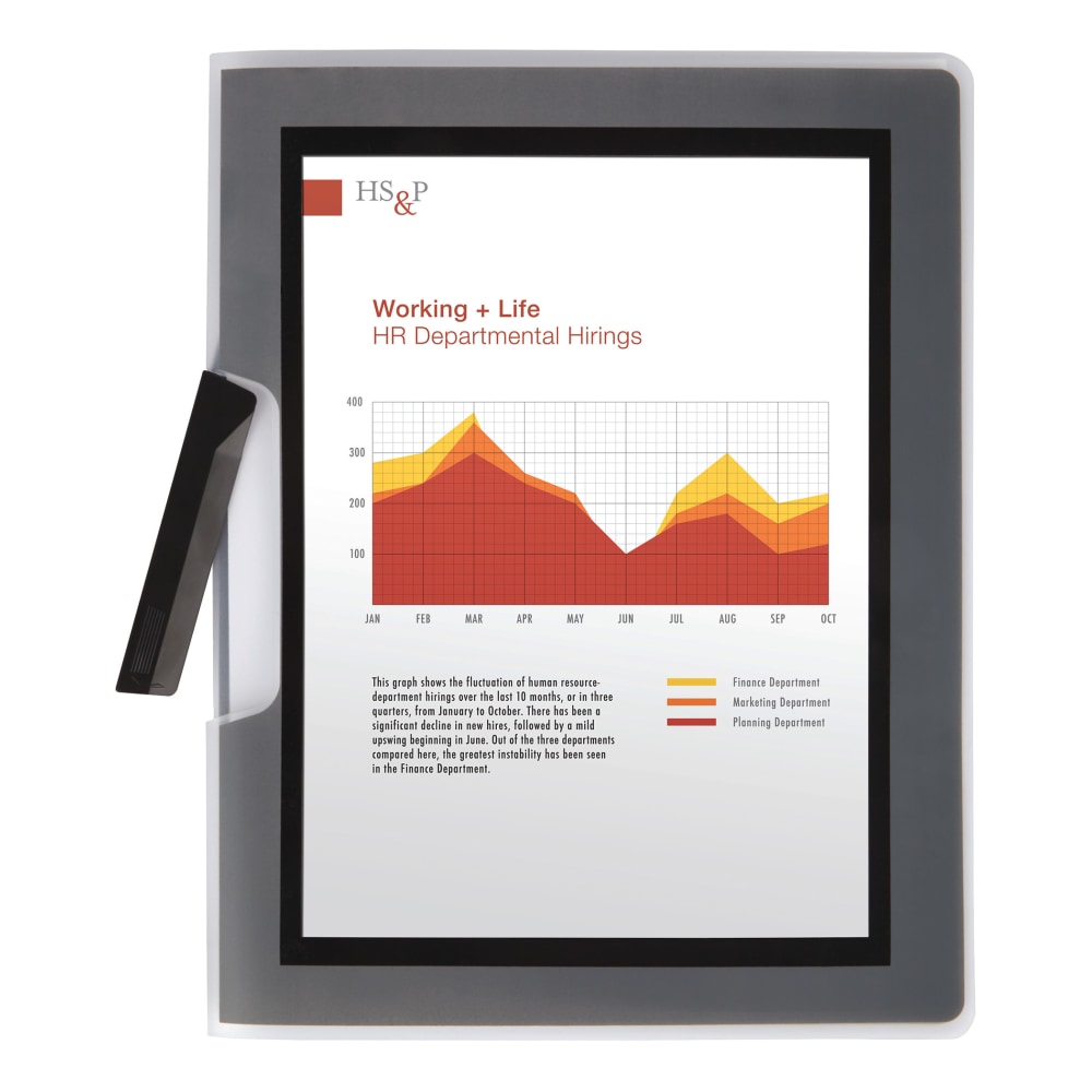 Office Depot® Brand Swing Clip Poly Report Covers,