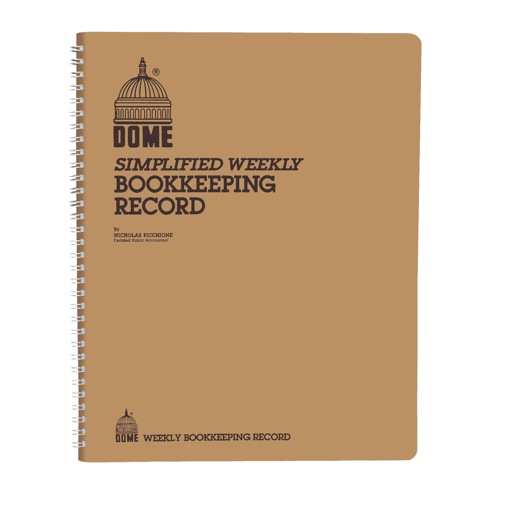 Dome Bookkeeping Record Book - 128 Sheet(s) -