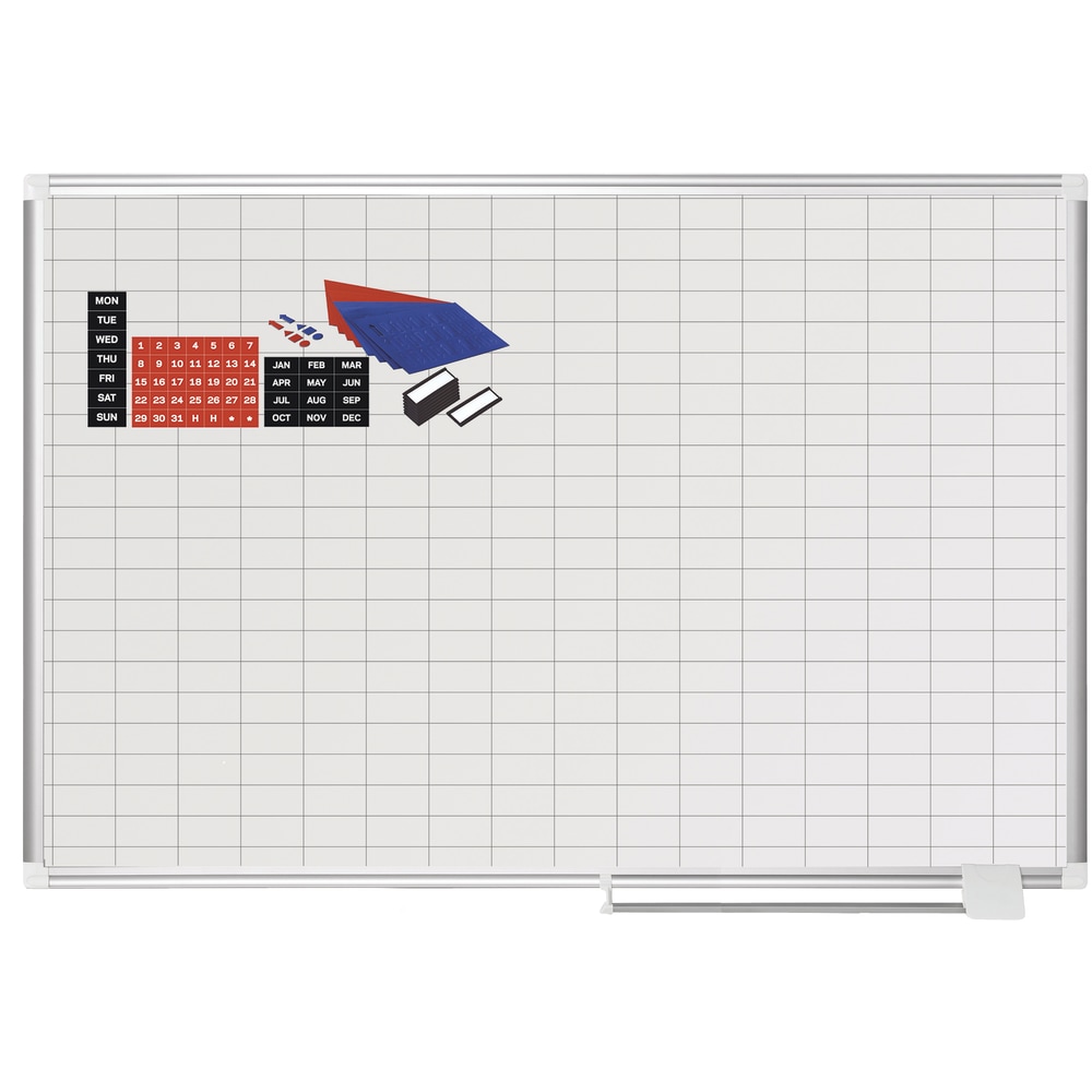 MasterVision® Magnetic Gold Ultra™ Dry-Erase Planning Whiteboard