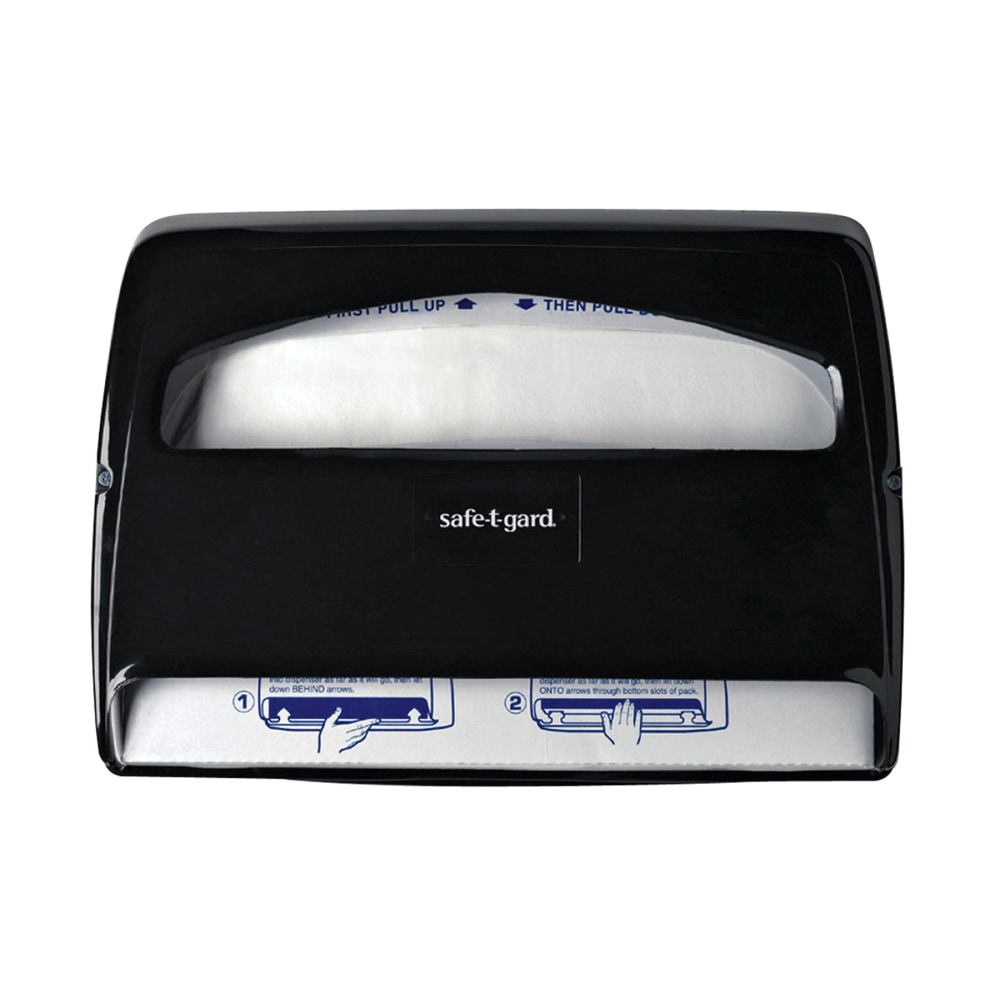 Safe-T-Gard 1/2-Fold Seat Cover Dispensing System, 11-3/4"H