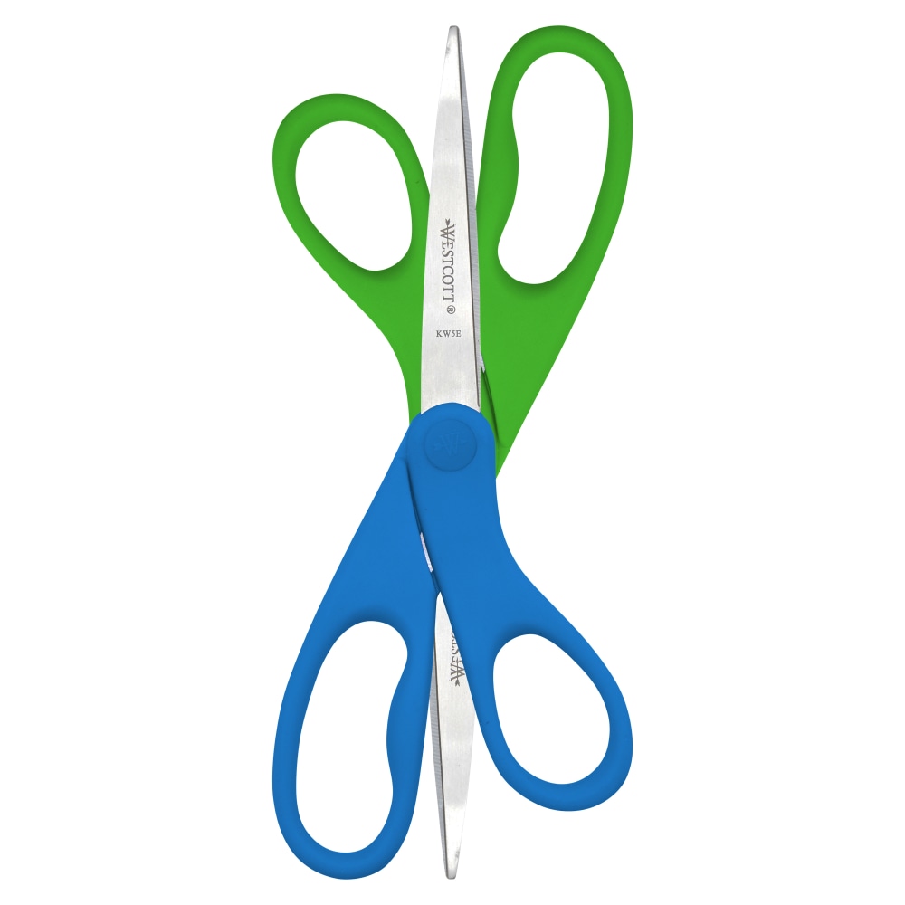 Westcott 7in Student Scissors Assorted Colors 2pk