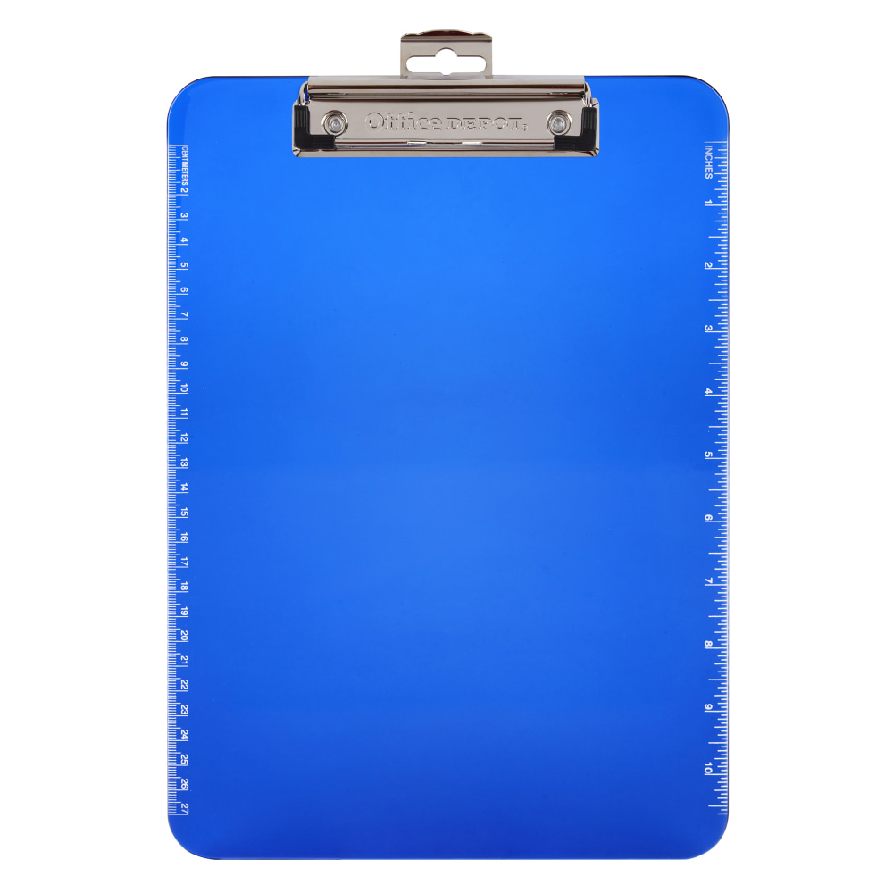 Office Depot® Brand Plastic Clipboard, 9" x 12-1/2",