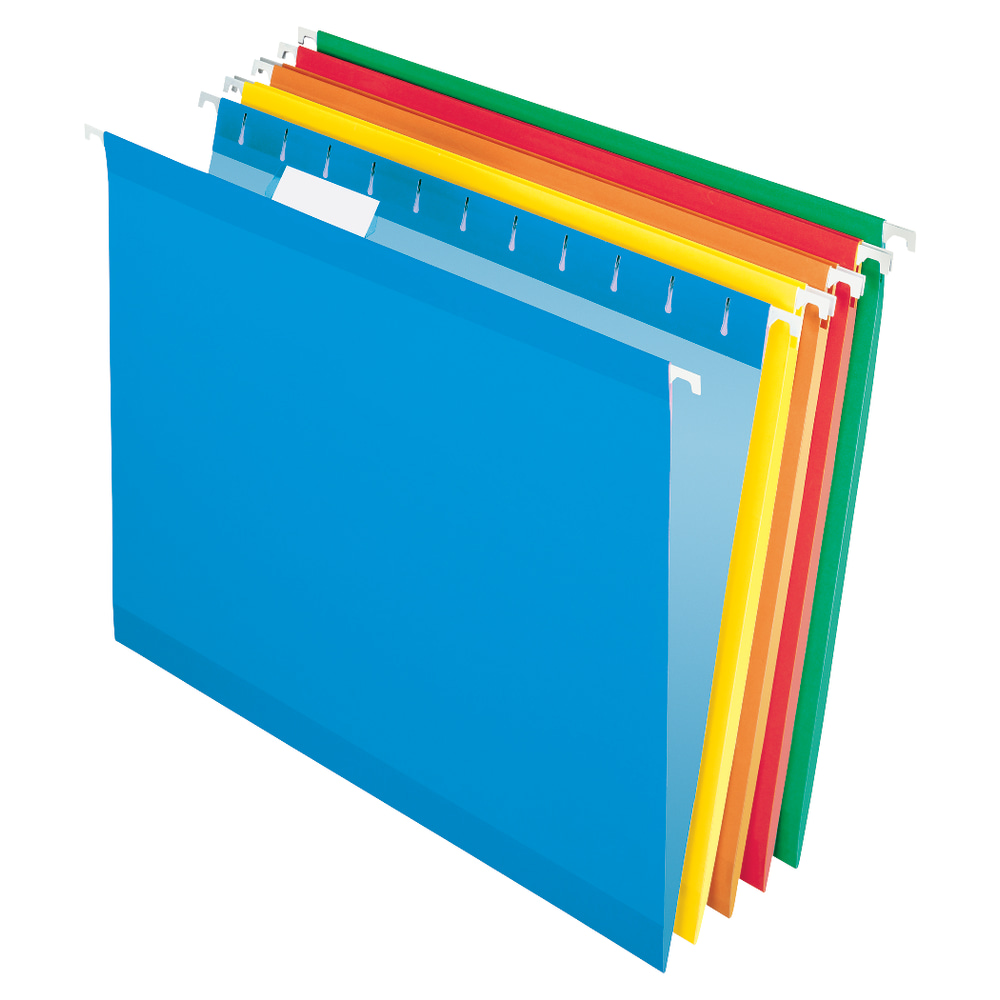 Office Depot® Brand Hanging Folders, Letter Size, Assorted,