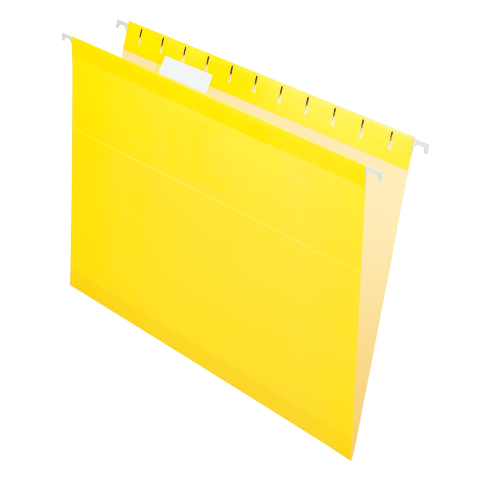 Office Depot® Brand Hanging Folders, Letter Size, Yellow,
