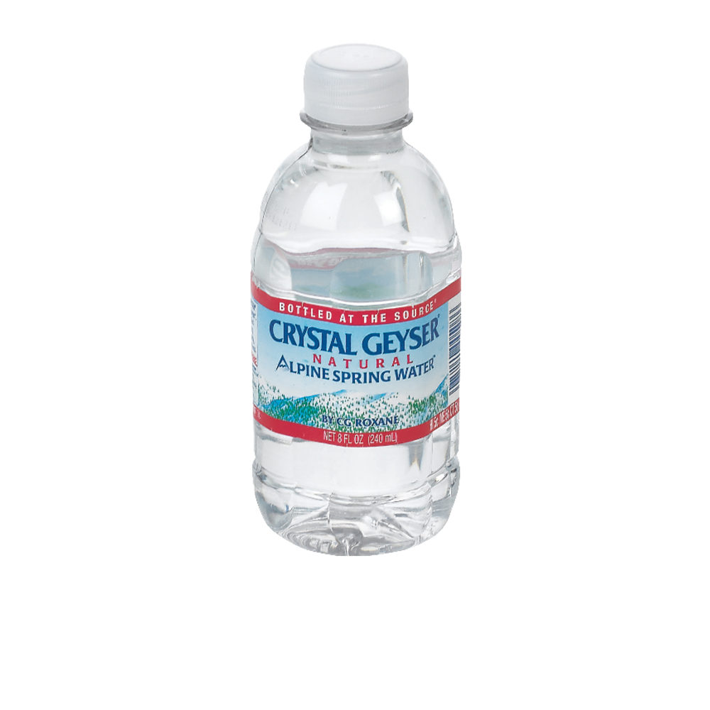 Crystal Geyser Natural Alpine Spring Water, 8 Oz,