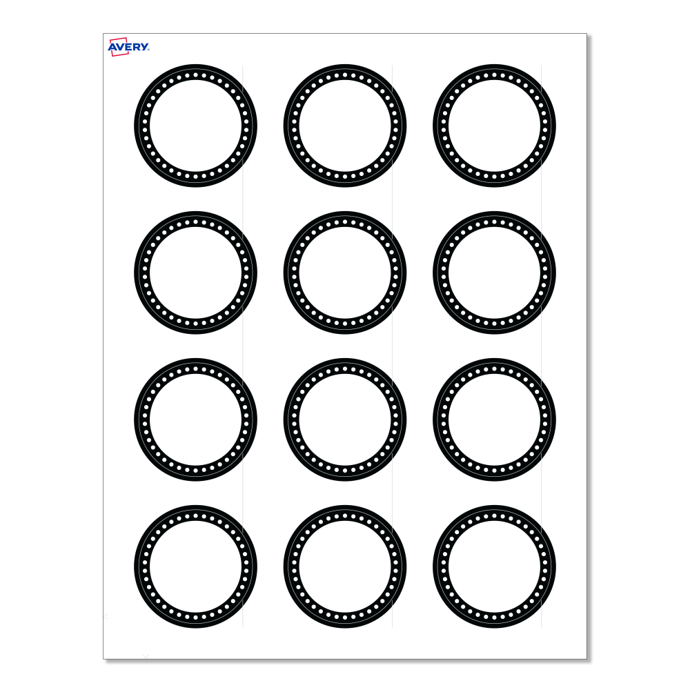 Avery® Print-To-The-Edge Labels With Sure Feed® Technology,