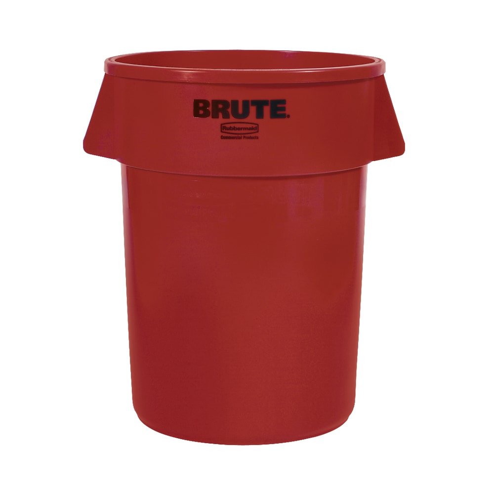 Rubbermaid® Brute Round Plastic Trash Can, 31 1/2"