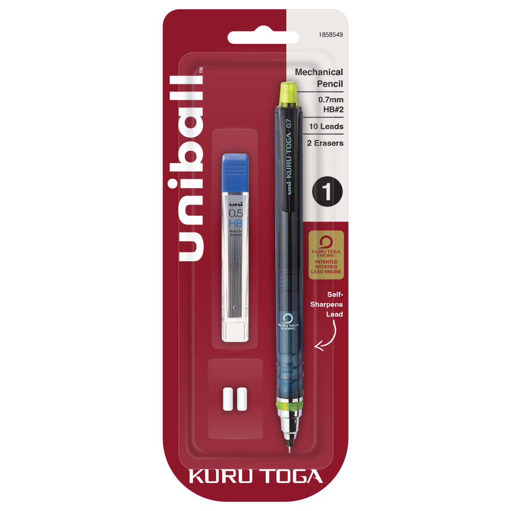 uni-ball® Kura Toga Mechanical Pencil Starter Set, 0.7