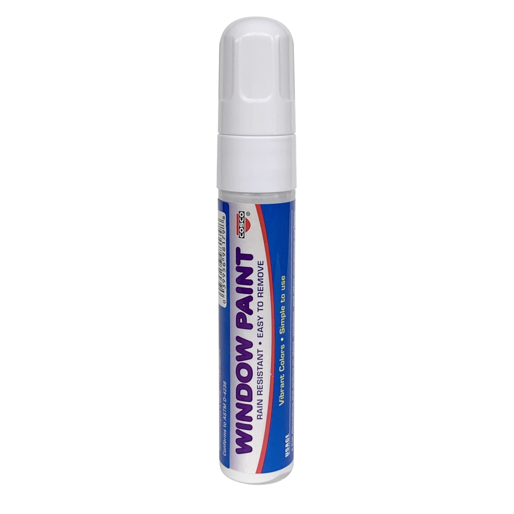 Cosco® Window Paint Marker, White