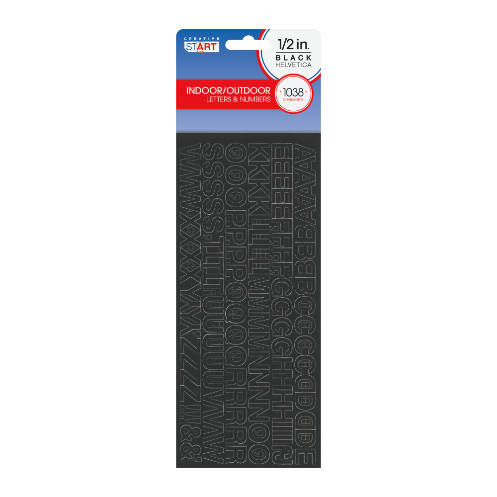 Creative Start® Self-Adhesive Letters, Numbers and Symbols,