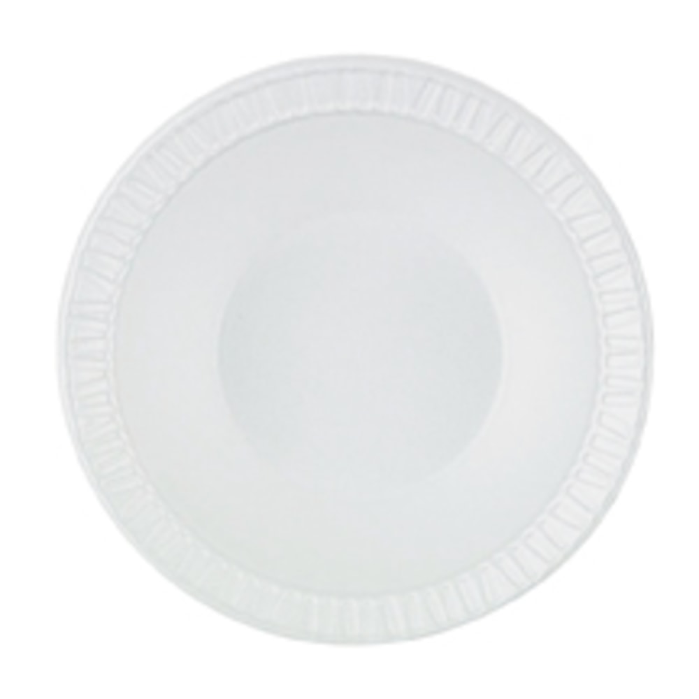 Dart Classic 9" Dinnerware Plates, White, Pack of