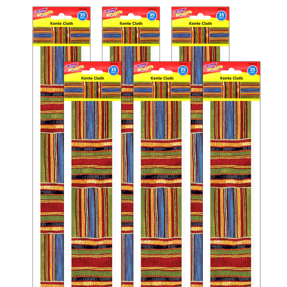 TREND Bolder Borders, 2-3/4” x 35-3/4', Kente Cloth,