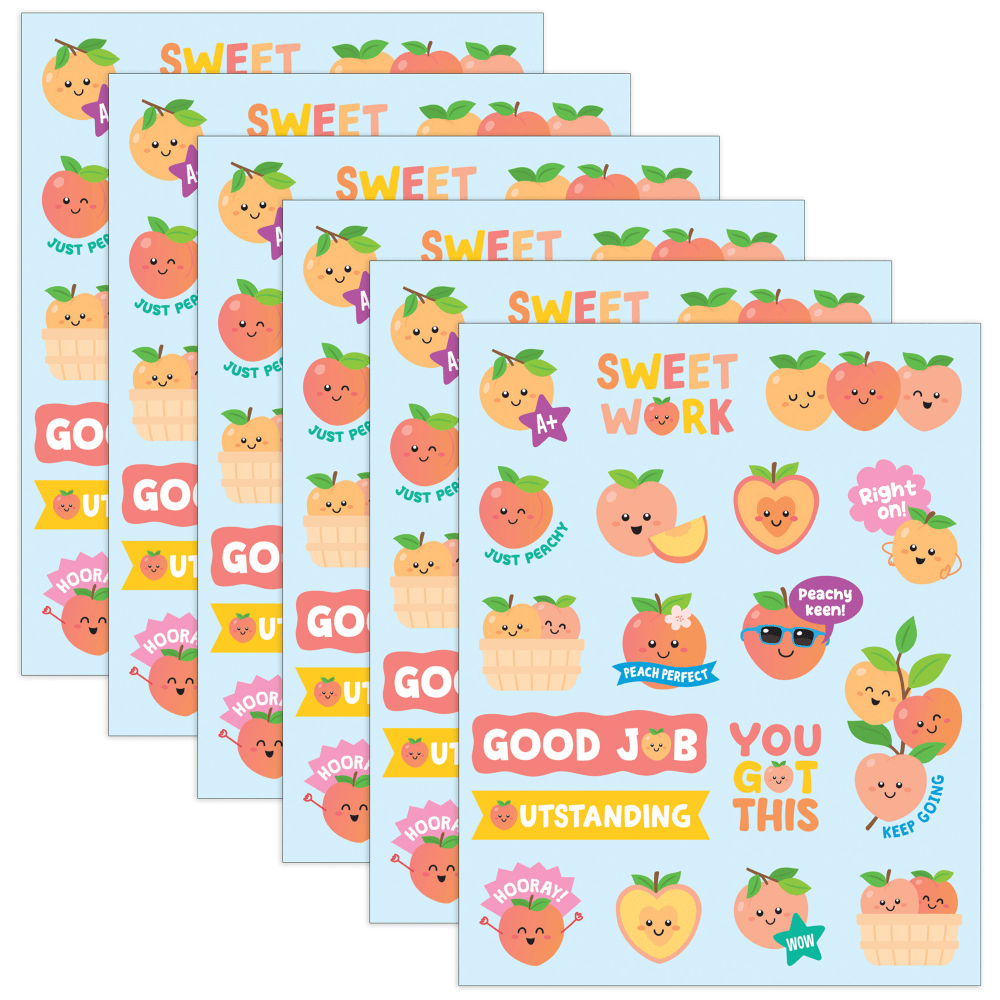 Teacher Created Resources Smelly Stickers, Peach, 108 Per
