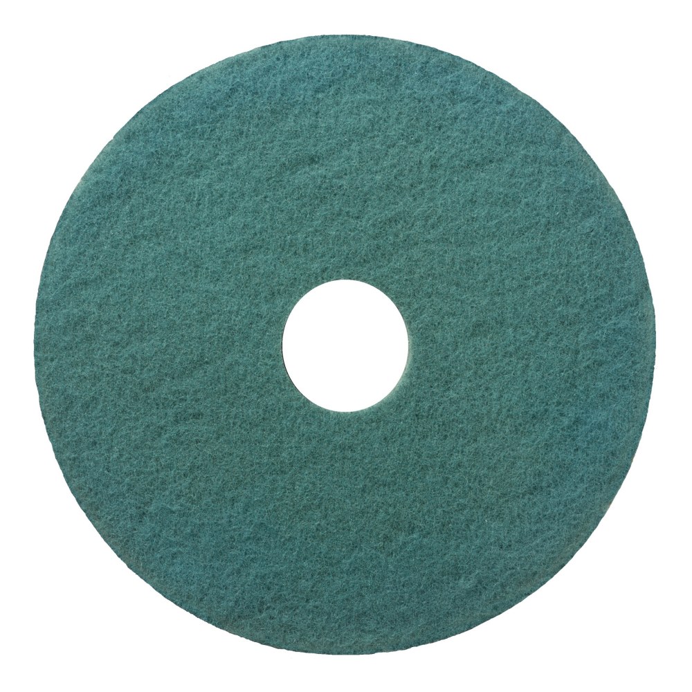 Niagara 3100N Burnishing Pads, 24", Aqua, Pack Of