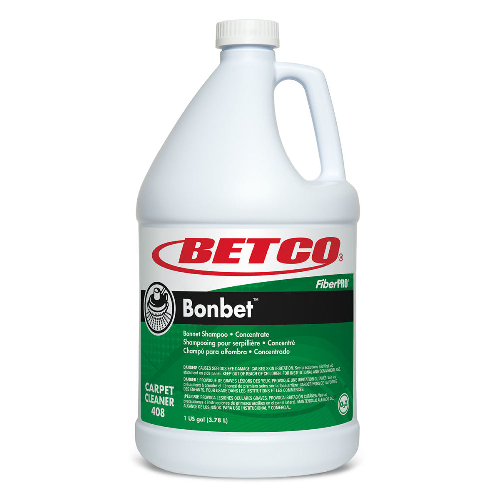 Betco® FiberPRO® Bonbet Carpet Shampoo, Fresh Scent, 128