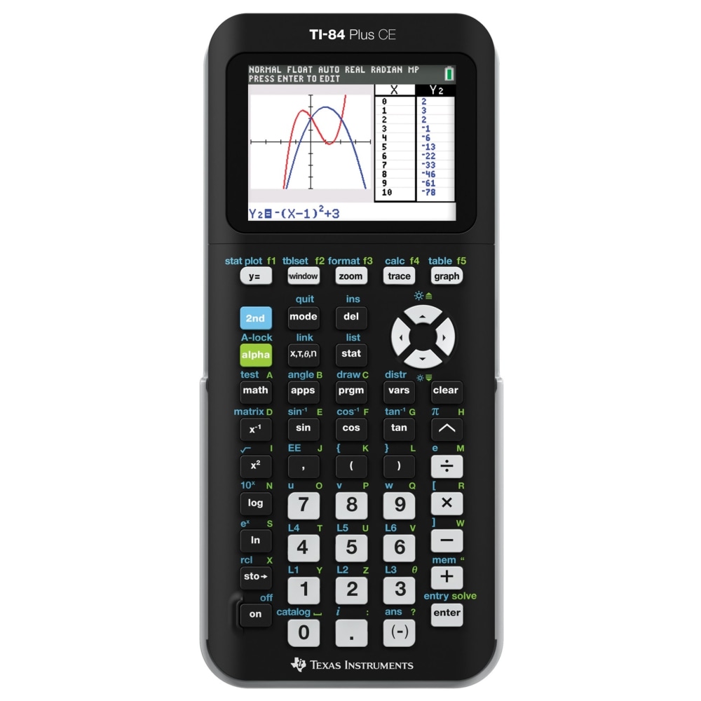 Texas Instruments® TI-84 Plus CE Color Graphing Calculator,