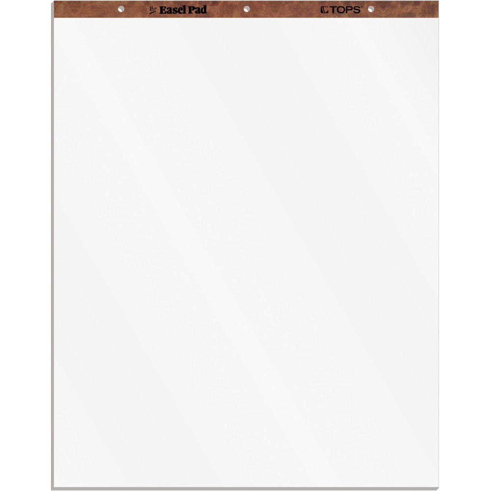 TOPS Plain Paper Easel Pads - 50 Sheets
