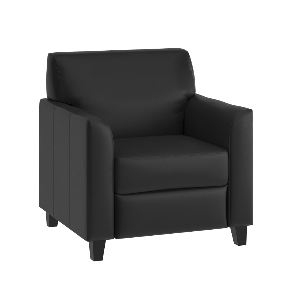Flash Furniture HERCULES Diplomat Series Leathersoft Chair, Black