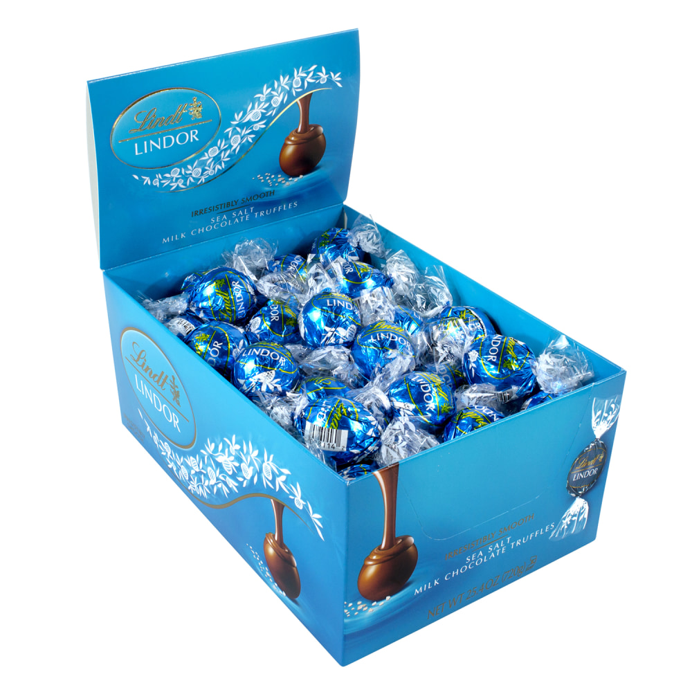 Lindt Sea Salt Milk Chocolate Truffles, Box Of