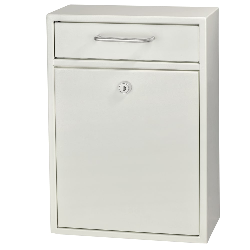 Mail Boss Locking Security Drop Box, 16 1/4"H