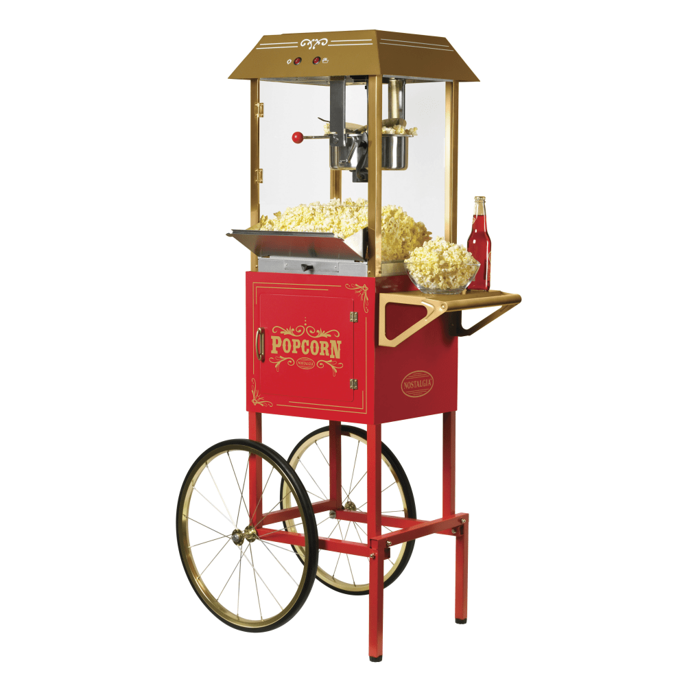 Nostalgia Electrics NKPCRT10 Vintage Professional Popcorn Cart,