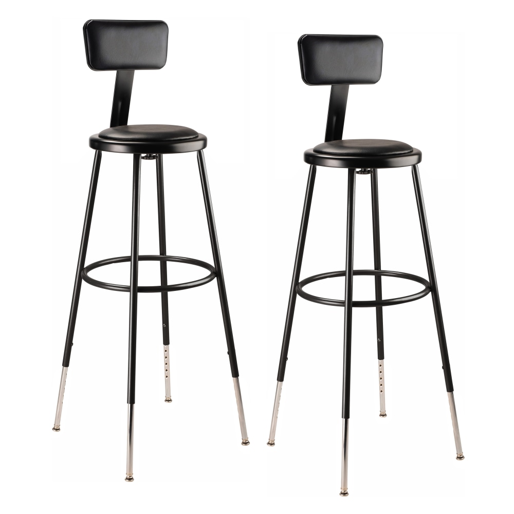 National Public Seating® 6400 Series Adjustable-Height Padded