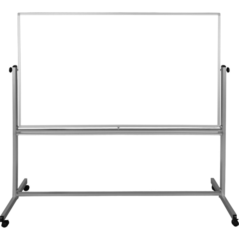 Luxor Double-Sided Magnetic Mobile Dry-Erase Whiteboard, 40"