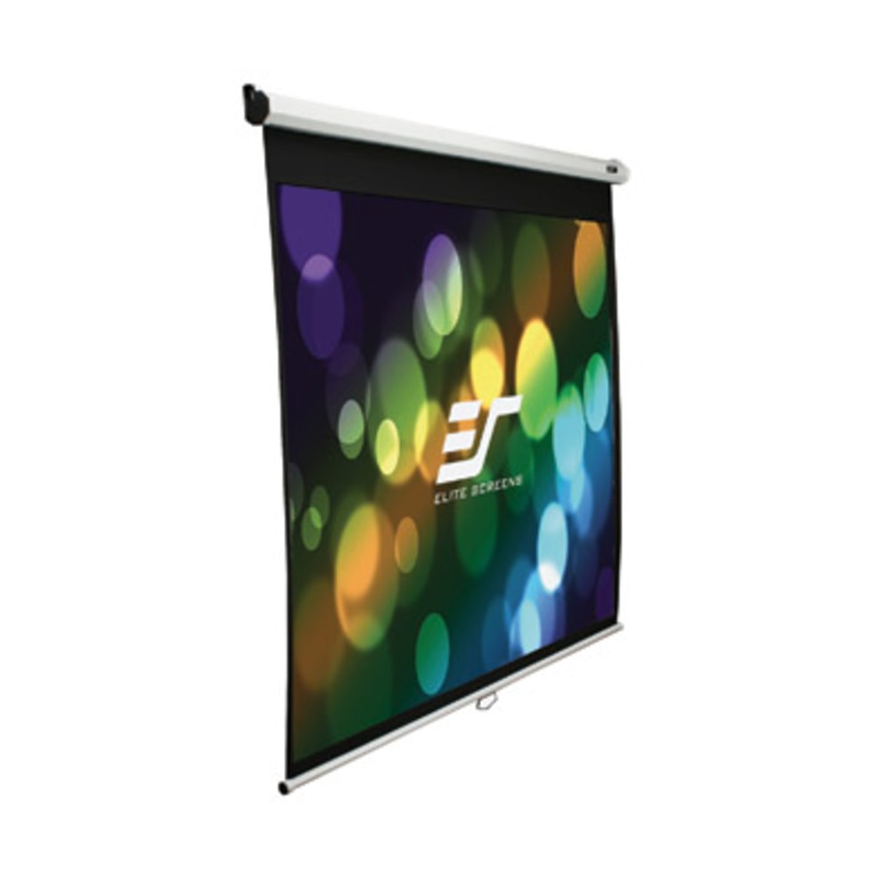 Elite Screens Manual Wall And Ceiling Projection Screen,