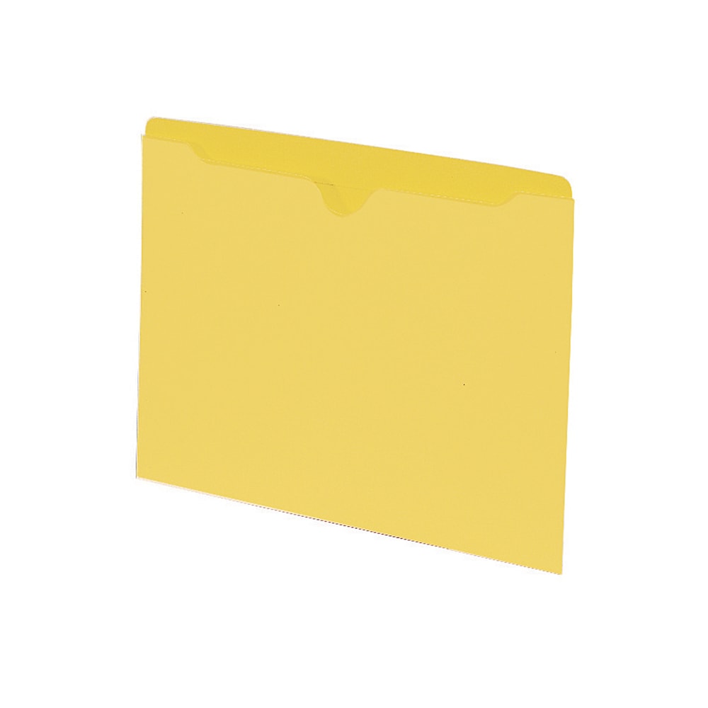 Smead® Color File Jackets, Letter Size, Yellow, Pack