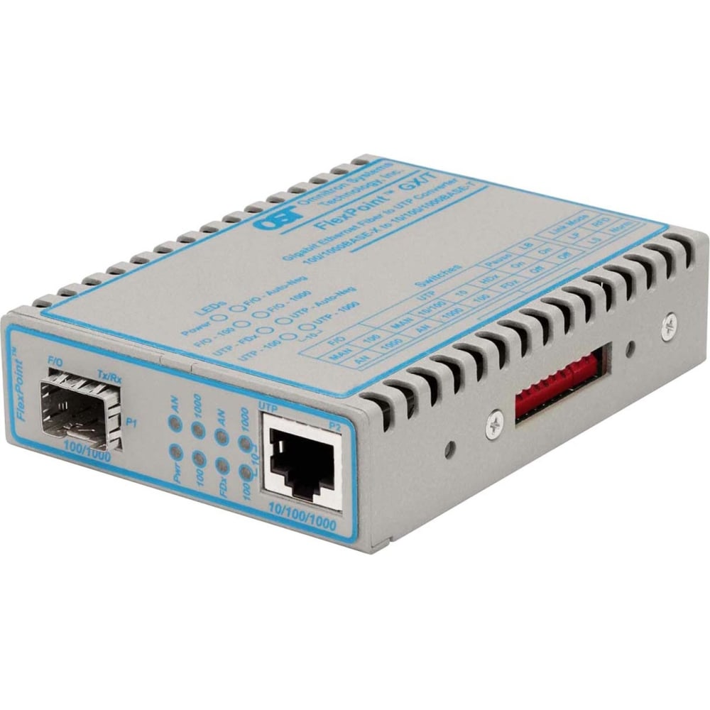 Omnitron FlexPoint 10/100/1000 Gigabit Ethernet Fiber Media