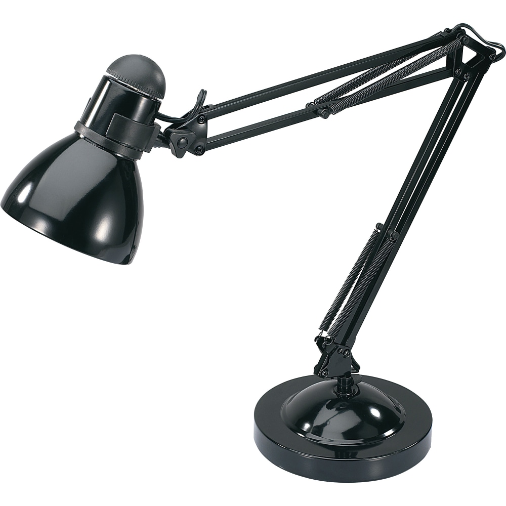 Lorell® LED Architect-style Lamp, Desk/Clamp Mountable, Black