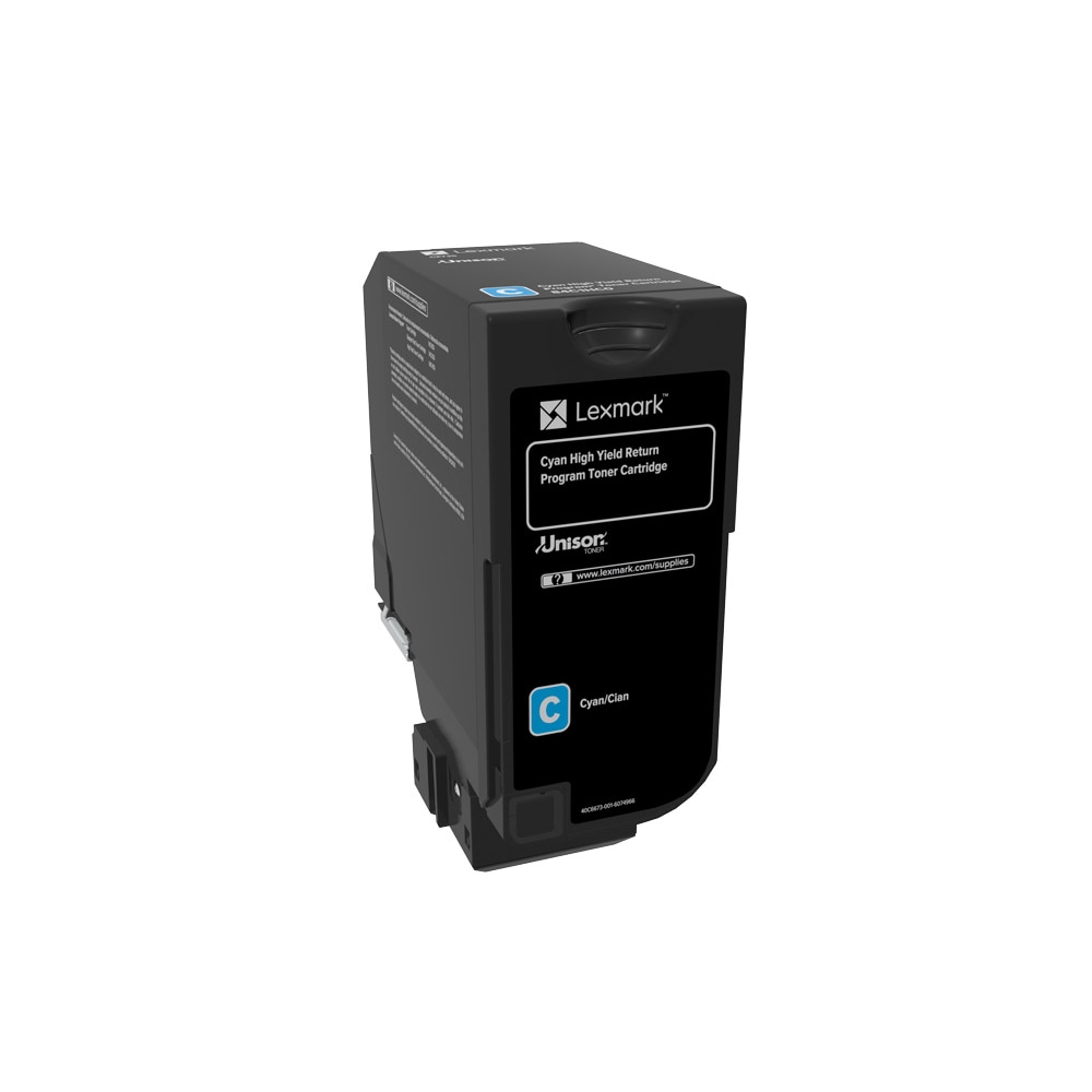 Lexmark™ 84C1HC0 Cyan High Yield Return Program Toner