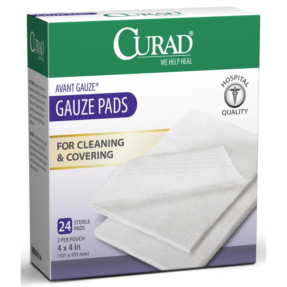 CURAD® Pro-Gauze Sterile Pads, 4" x 4", Case