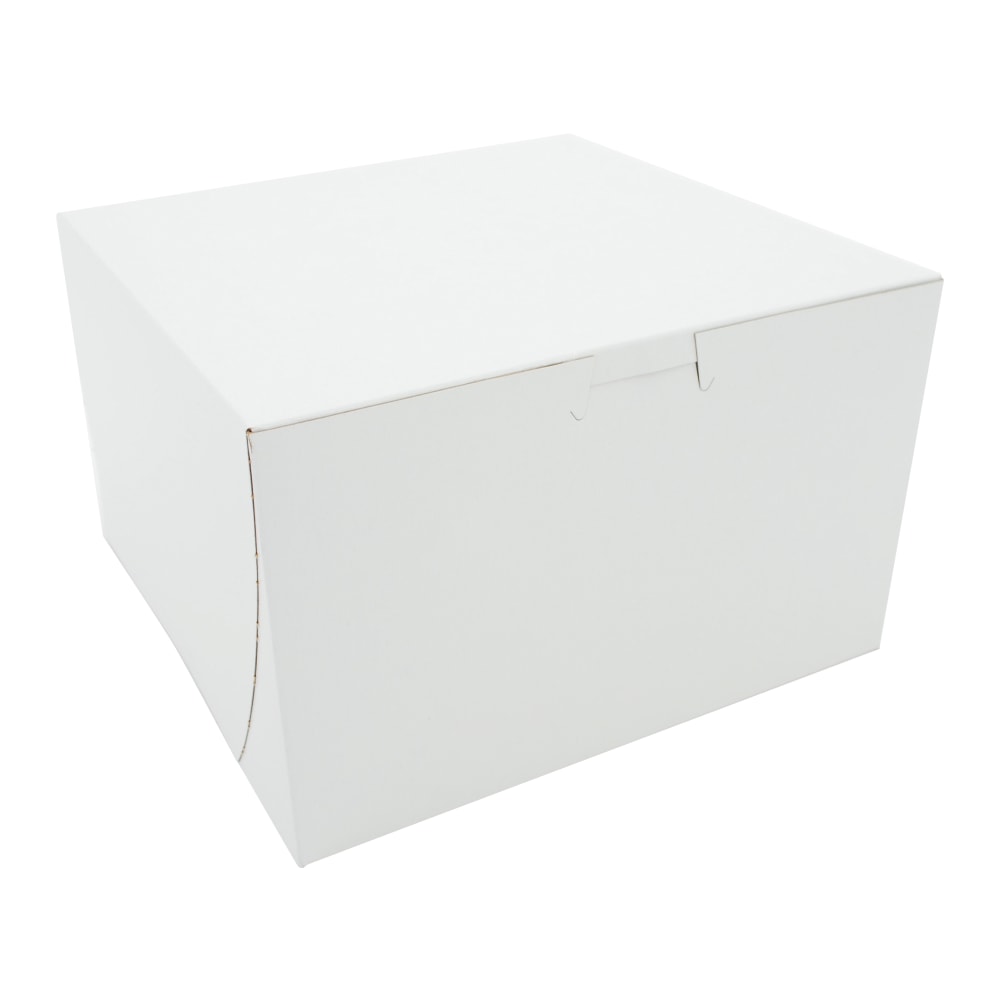 Southern Champion Bakery Box, Locking Corners, 8X8X5, White,