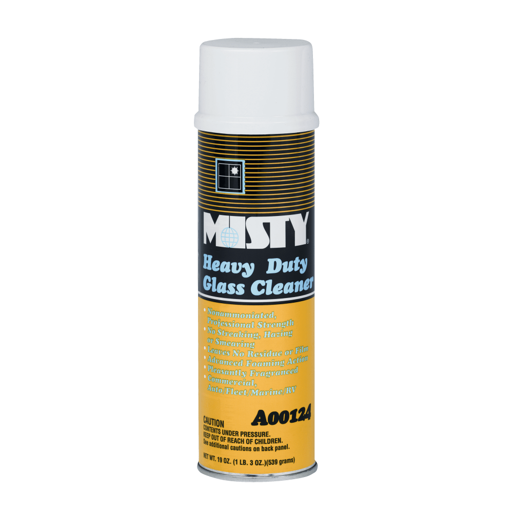 Amrep Misty Heavy-Duty Glass Cleaner Aerosol Spray, Fruit