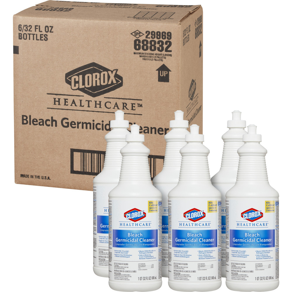 Clorox Healthcare Pull-Top Bleach Germicidal Cleaner -