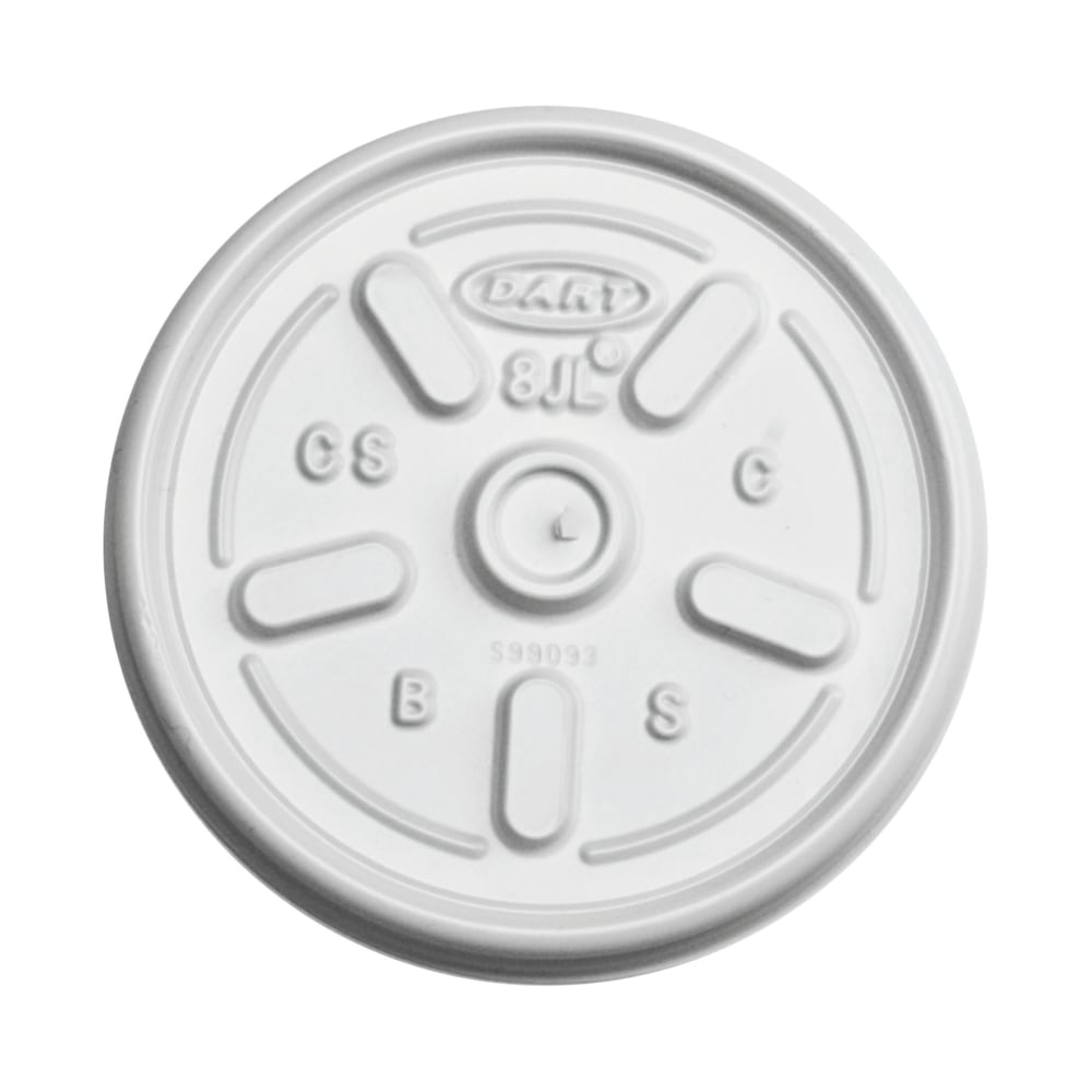 Dart® Plastic Lids, Vented, Fits 8 oz to