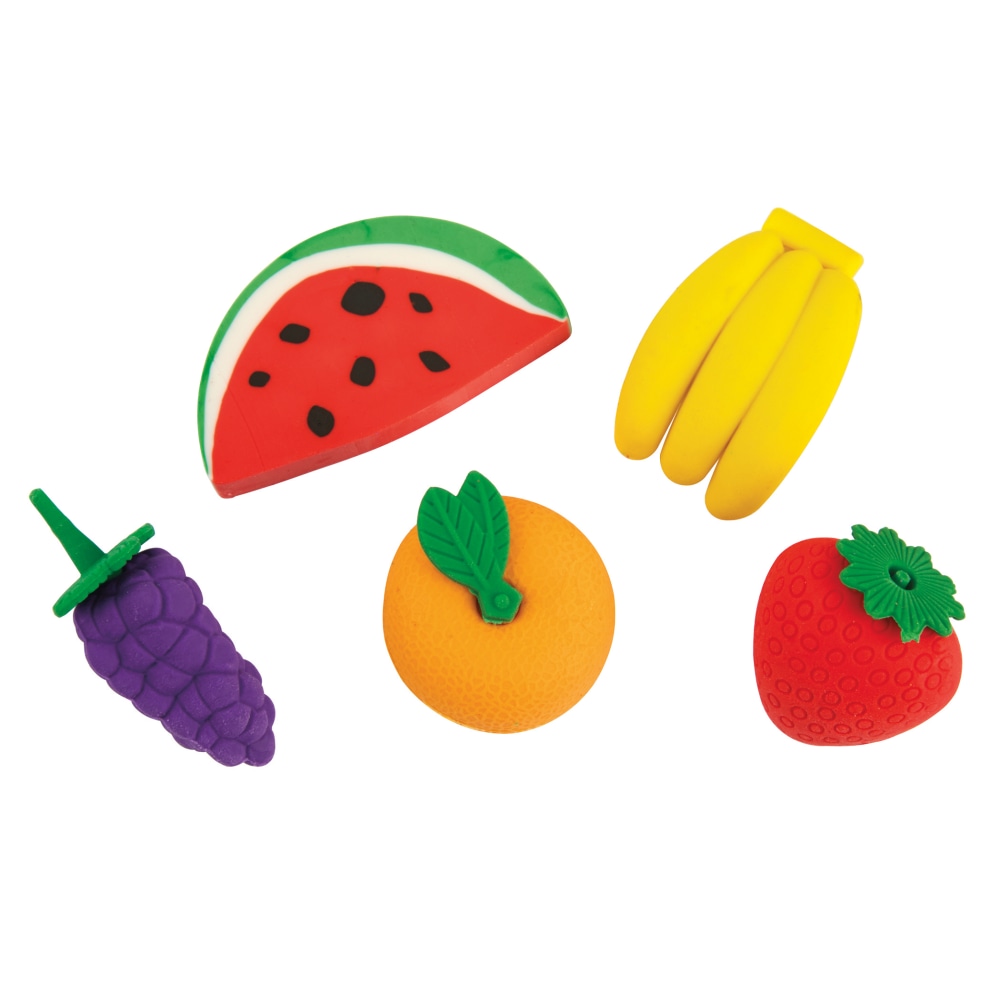 Office Depot® Brand Pencil Erasers, Fruit Basket, Pack