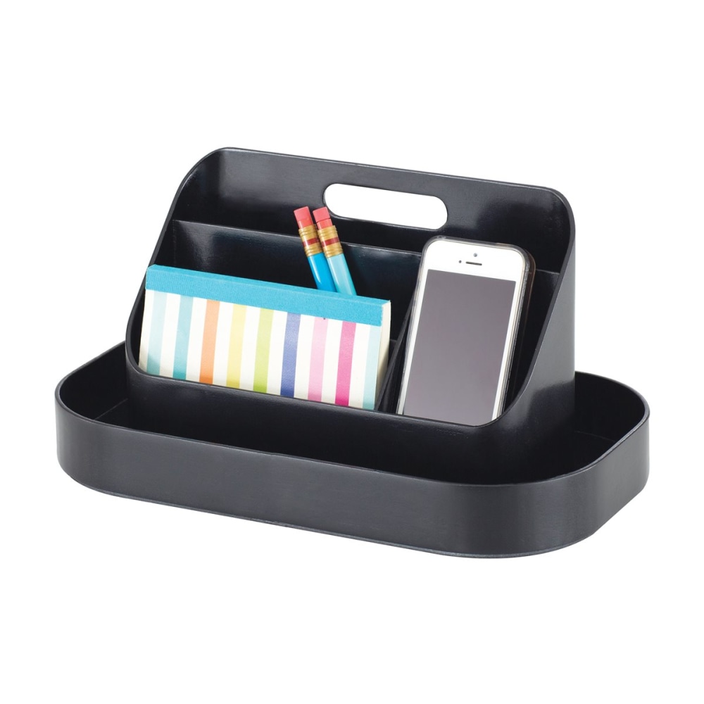 Safco Desktop Plastic Toolbox - External Dimensions: 12.3"x