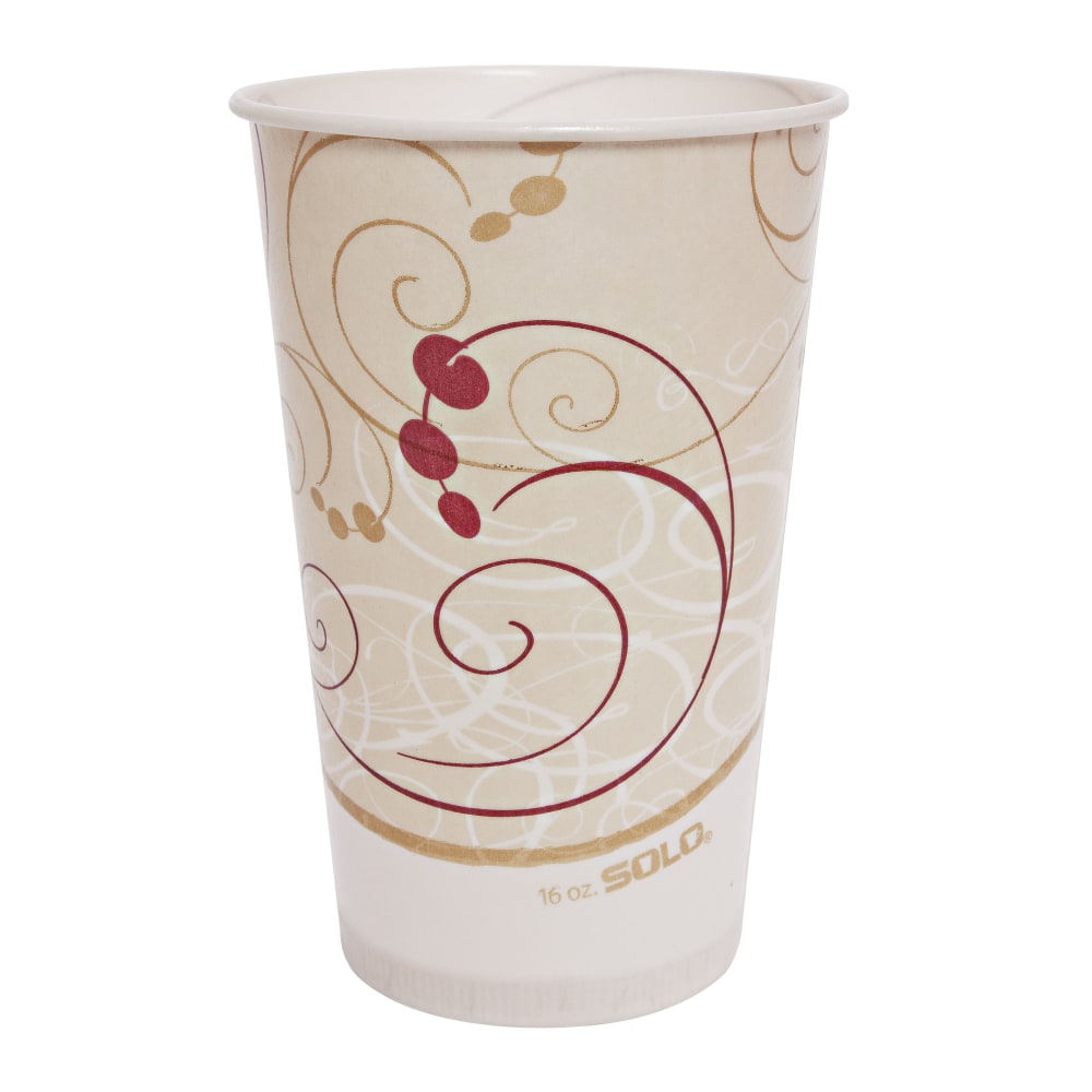 Solo Cup Waxed Paper Cold Cups, 16 Oz,
