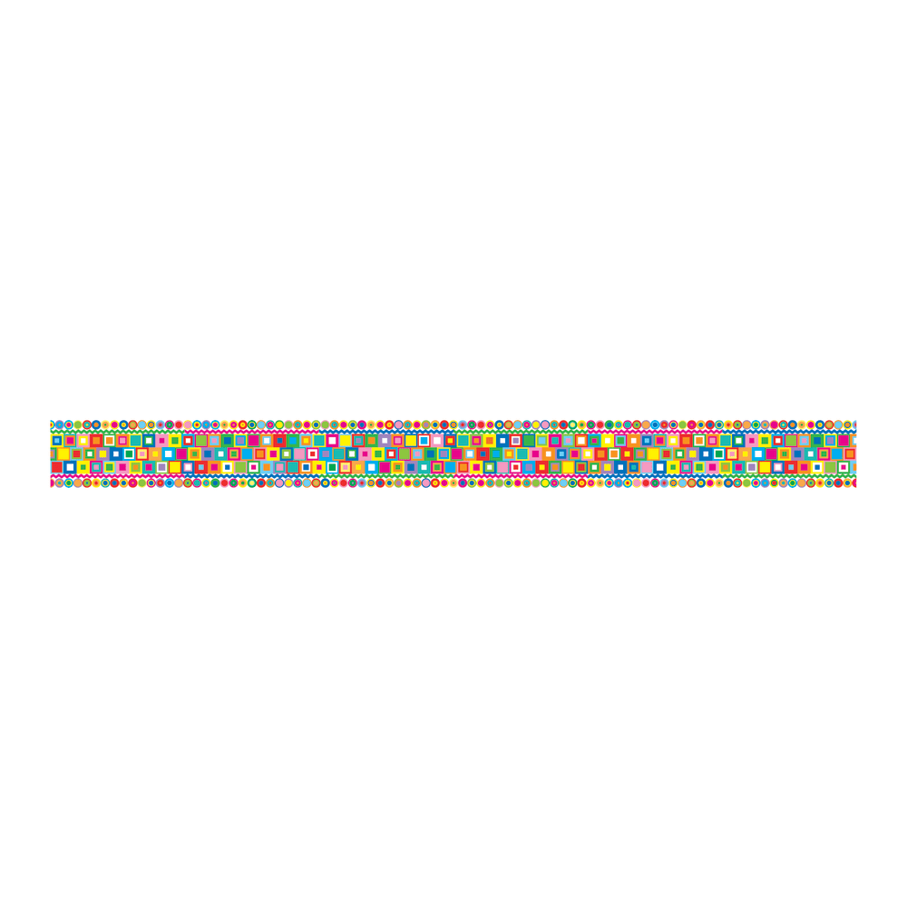 Barker Creek Straight-Edge Borders, 3" x 35", Retro,