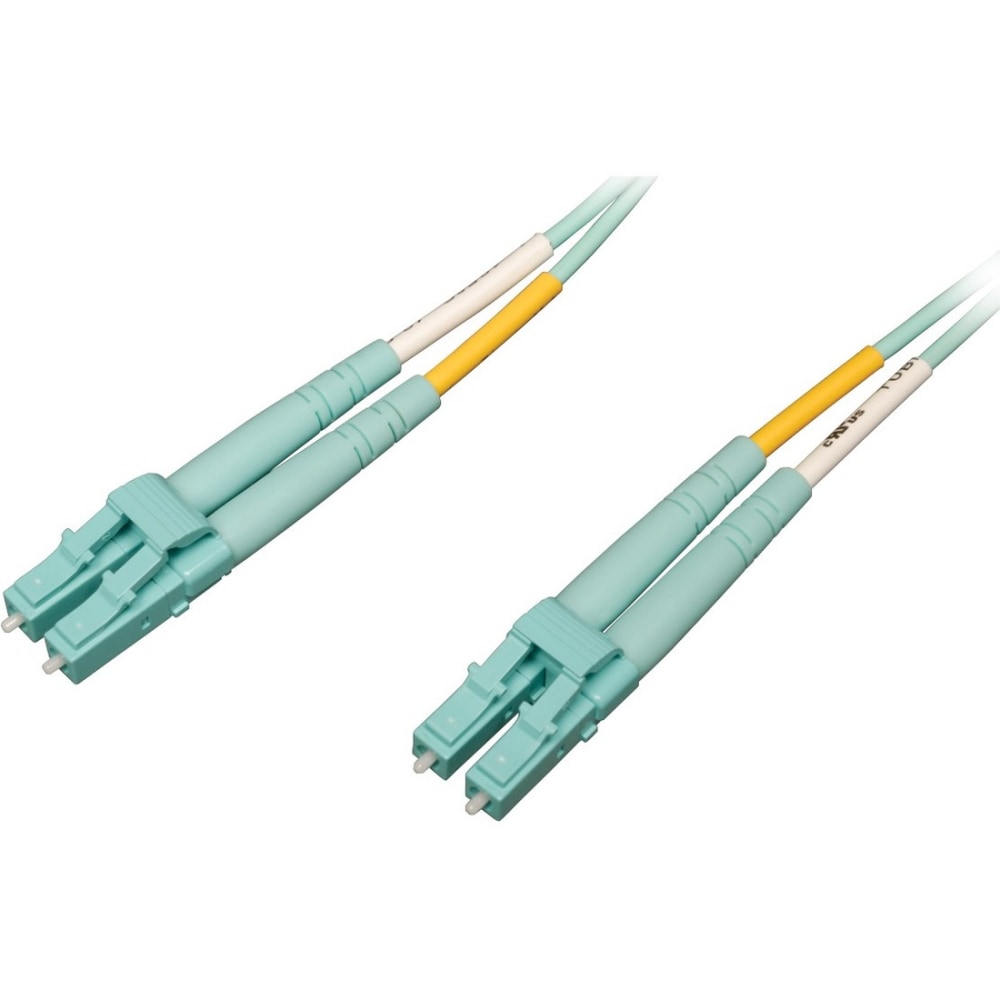 Tripp Lite 10Gb/100Gb Duplex Multimode LC/LC OM4 Aqua