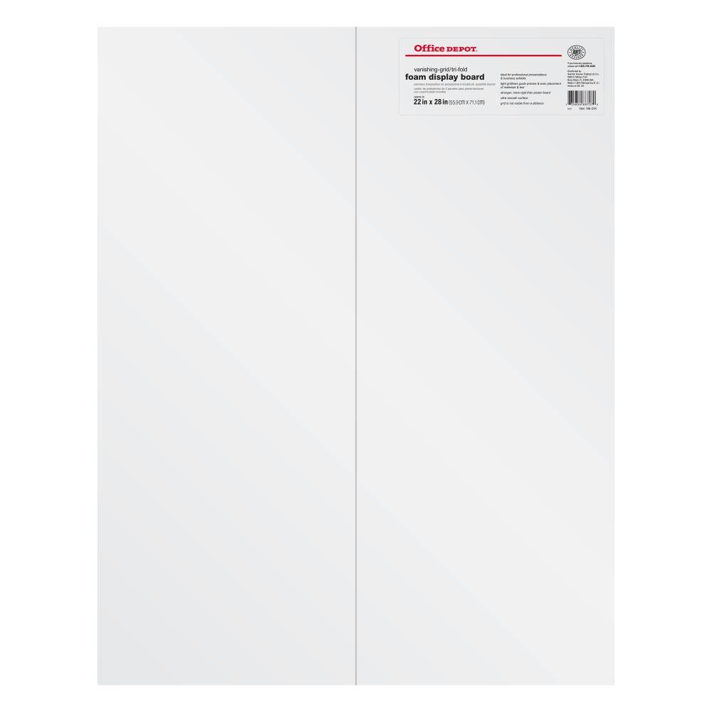 Office Depot® Brand Foam Board, 40" x 60", White