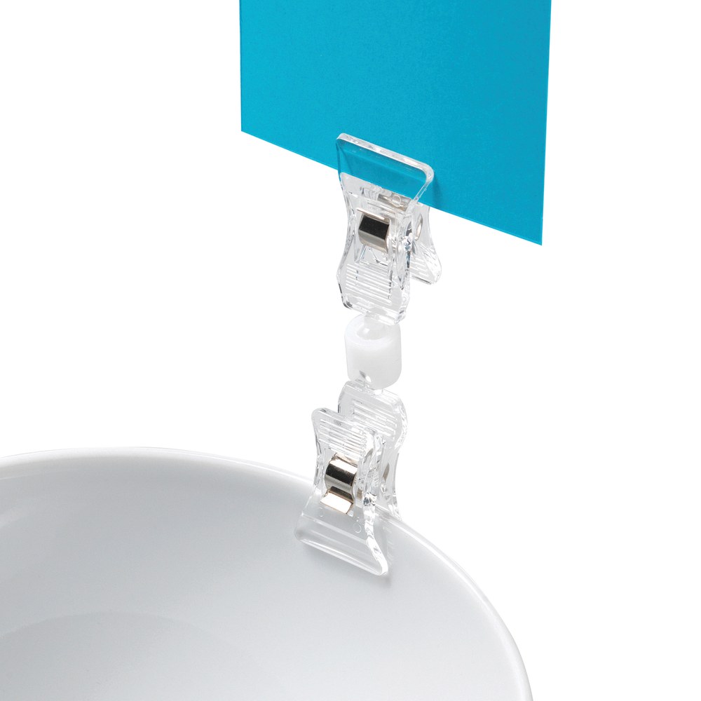 Deflecto® VersaGrip® Sign Holder With 2 Clips, 3